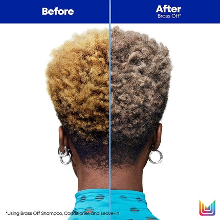 Matrix Total Results Brass Off Toning Spray with Blue Pigments, 200ml Color-Correcting Leave-In Spray for Brunette Hair