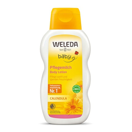 Weleda Calendula (Marigold) Skin Care Lotion, 200ml - Gentle Body Lotion for Sensitive & Delicate Skin