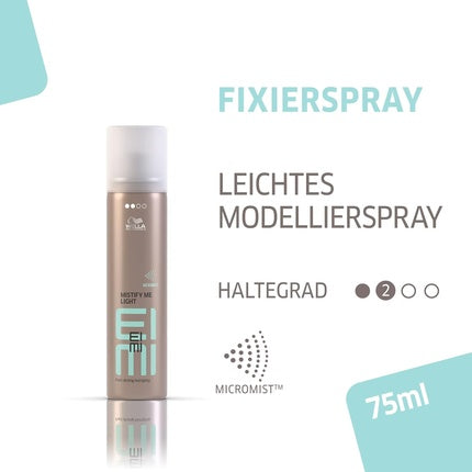 Wella Professionals EIMI Mistify Me Light Hair Spray, 75ml