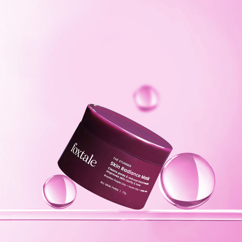 Foxtale Skin Radiance Mask Removes Tan + Removes Blackheads + Brightens Skin, 75ml Buy at Indicrest