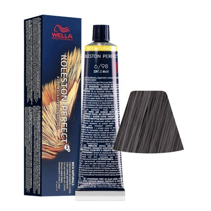Wella Koleston Perfect Me Rich Naturals 6/98 Dark Ash Pearl Blonde Permanent Hair Color, 60ml