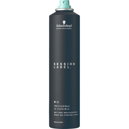 Schwarzkopf Professional SESSION LABEL Dry Light Hold Hairspray, 300ml Flexible Finishing Hair Spray