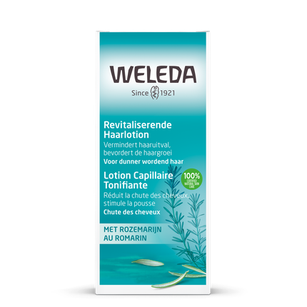 Weleda Rosemary Revitalising Hair Lotion, 100ml Scalp & Hair Care Lotion