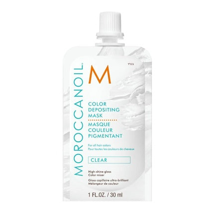 Moroccanoil Color Depositing Mask Clear, 30ml - Conditioning Hair Mask for All Hair Types