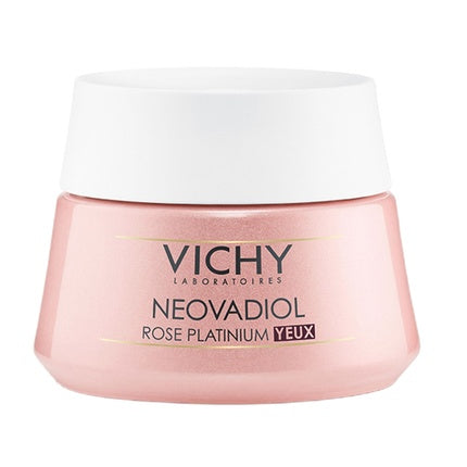 Vichy Neovadiol Rose Platinum Eye Cream, 15ml – Hydrating & Brightening Eye Cream for Mature Skin