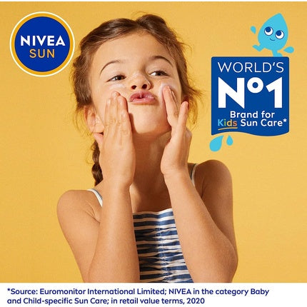 Nivea SUN Kids Protect & Care SPF 50+ Sun Lotion, 200ml - High Protection Sunscreen for Children's Delicate Skin