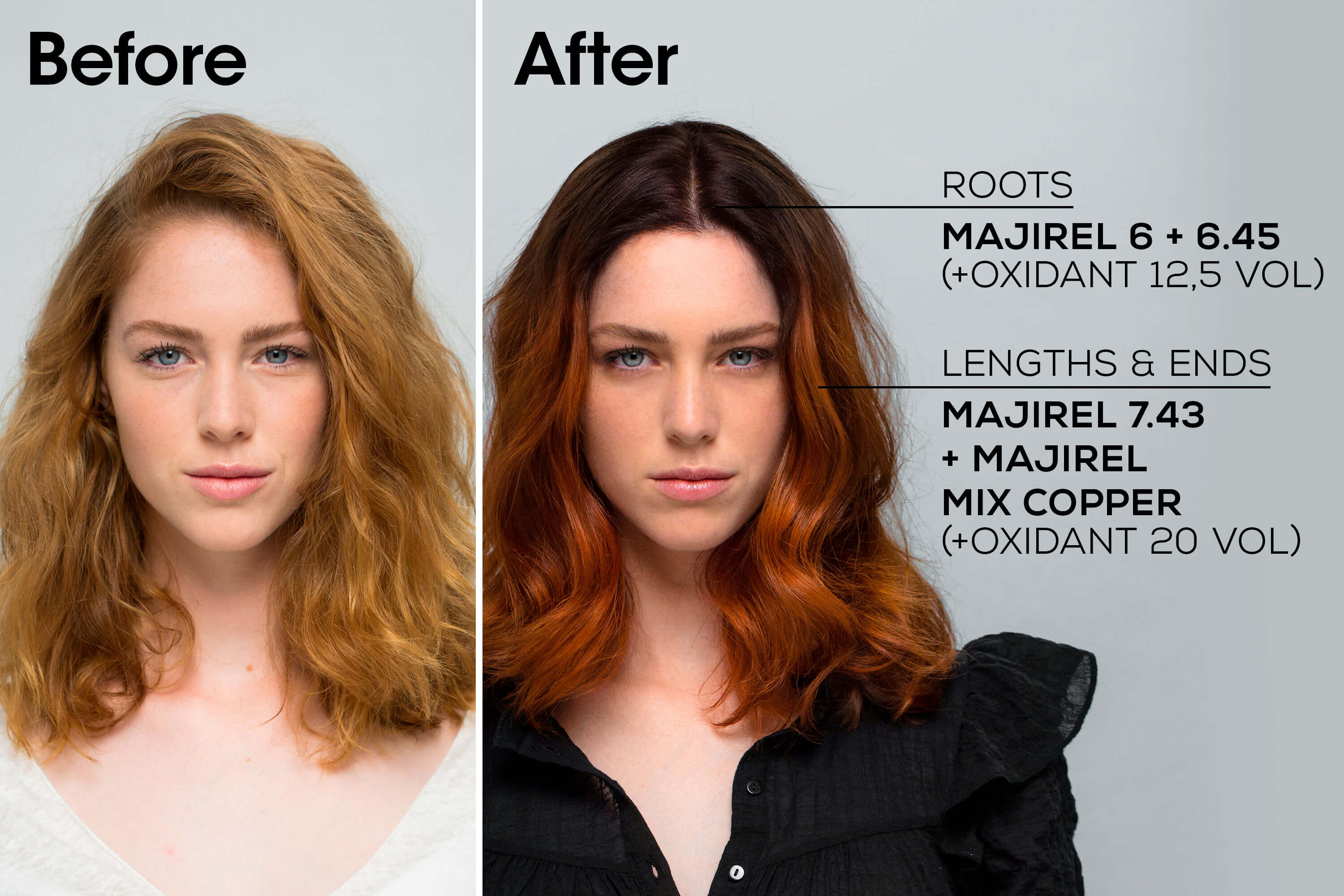 Model with glossy mahogany brown hair (shade 5.52) Buy at Indicrest Image 15