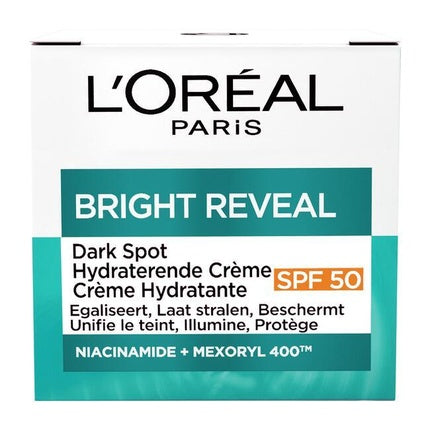 L'Oréal Paris Bright Renewal Day Cream with Niacinamide SPF 50 | Daily Brightening Face Moisturizer with Sun Protection