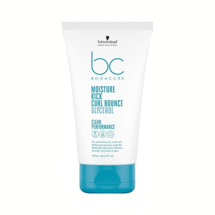 Schwarzkopf Professional BC Bonacure Moisture Kick Curl Bounce, 150ml | Leave-In Curl Defining Cream for Dry Curly Hair