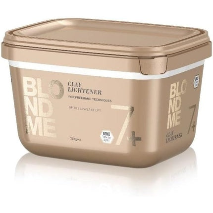Schwarzkopf Professional BLONDME Bond Enforcing Clay Lightener 7+ (350g) | Professional Freehand Hair Lightener