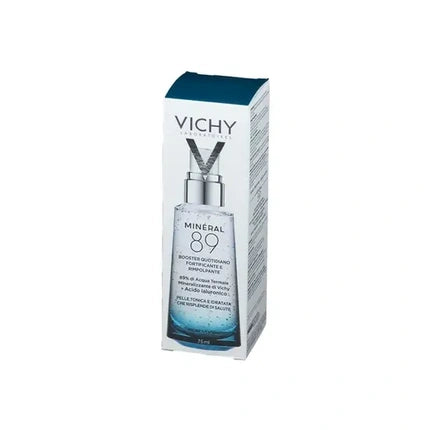 Vichy Minéral 89 Hyaluronic Acid Daily Booster, 75ml – Hydrating & Fortifying Face Serum for All Skin Types