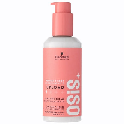 Schwarzkopf Professional OSiS+ Upload Volume Boost Filling Cream, 200ml Hair Styling Cream