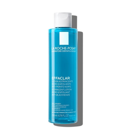 La Roche-Posay Effaclar Micro-Exfoliating Facial Toner, 200ml for Oily & Blemish-Prone Skin