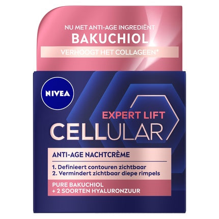 Nivea Cellular Expert Lift Bakuchiol Anti-Age Night Cream Face Moisturizer