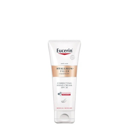 Eucerin Hyaluron-Filler + Elasticity Hand Cream SPF 30, 75ml Anti-Ageing Hand Cream with Hyaluronic Acid & UV Protection