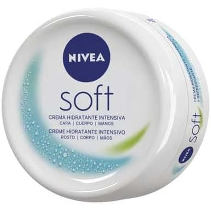 Nivea Soft Moisturising Cream, 100ml Lightweight Hydrating Face, Body & Hand Cream