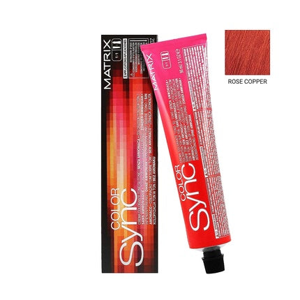 Matrix Color Sync Demi-Permanent Hair Color Copper Mahogany, 90ml | Professional Ammonia-Free Hair Color