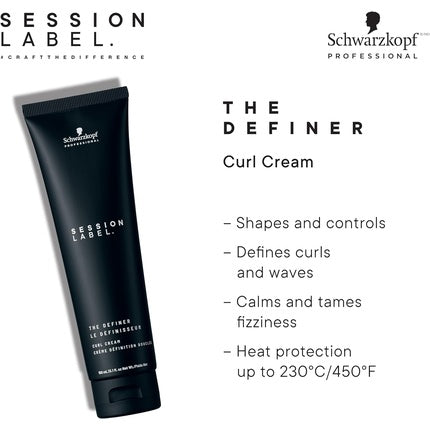 Schwarzkopf Professional Session Label Curl Cream, 150ml