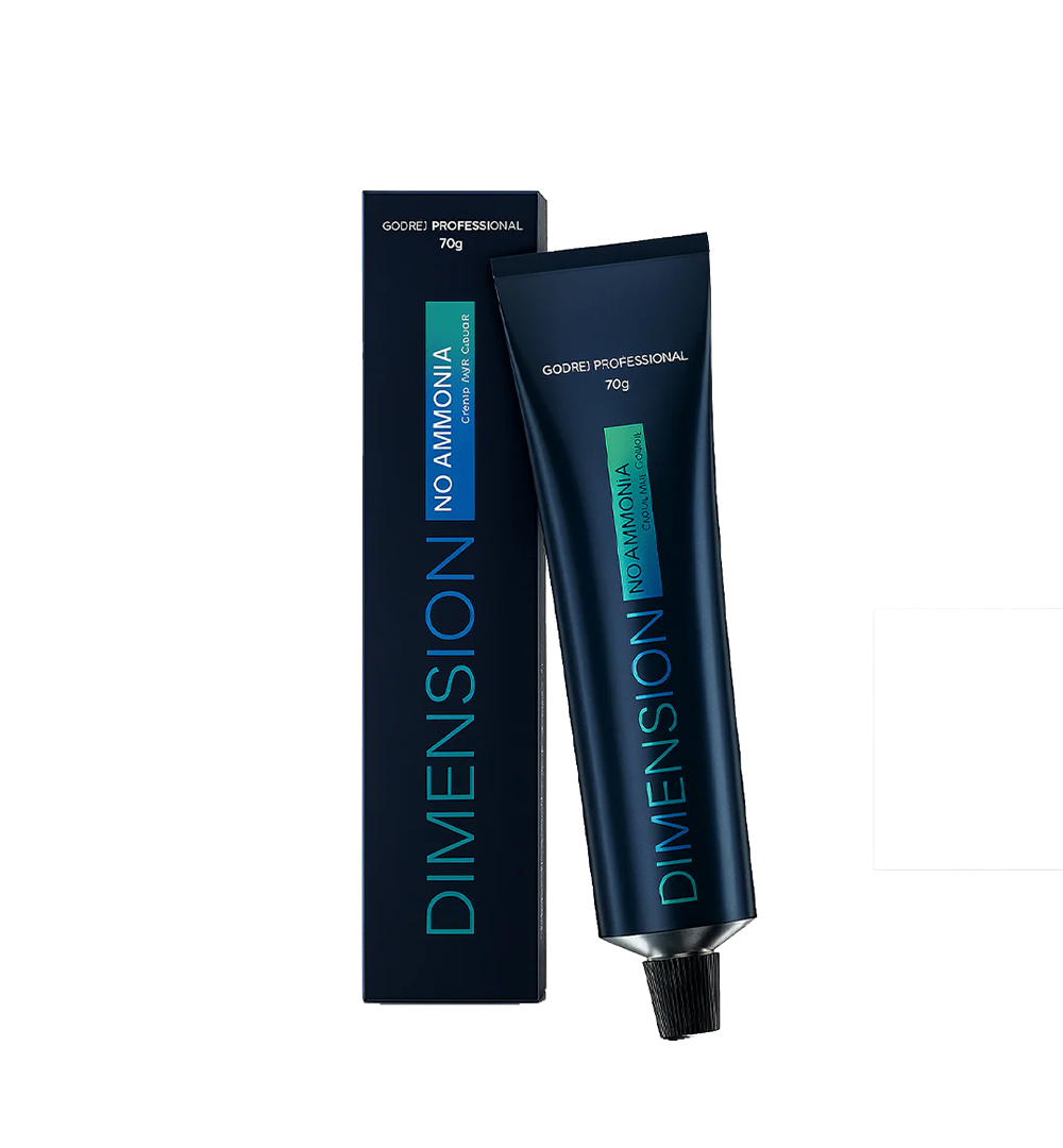 Godrej Professional Dimension No Ammonia Cream Hair Colour Red, Mahogany Iridescent Reflects 4.20 - Brown (with Intense Iridescent Reflect) 70g
