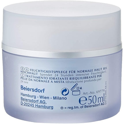 Eucerin Aquaporin Active Light Hydrating Cream, 50ml - Lightweight Daily Face Moisturiser for Normal to Combination Skin