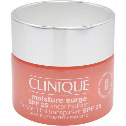 Clinique Moisture Surge Sheer Hydrator SPF 25, 50ml (1.7oz) - Tinted Hydrating Moisturizer with Broad Spectrum SPF 25