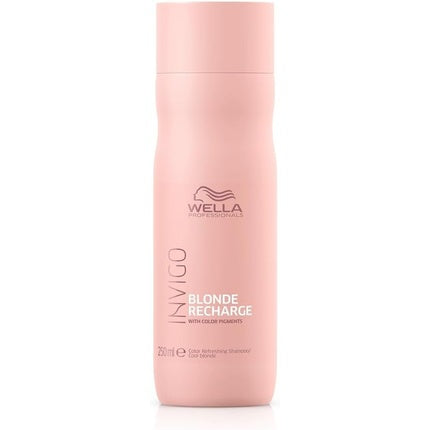 Wella Professionals Invigo Blonde Recharge Cool Blonde Color Refreshing Shampoo, 250ml