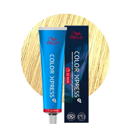 Wella Professionals Color Xpress 10/0 Platinum Blonde, 60ml | Fast Permanent Hair Colour