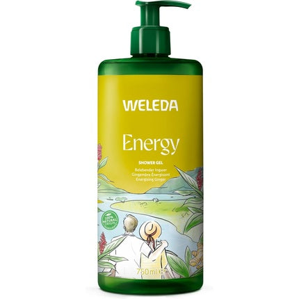 Energy Ginger Shower Gel, 750ml Refreshing Body Wash for Daily Cleansing