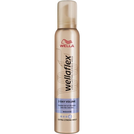 Wella Wellaflex 2-Day Volume Extra Strong Hold Mousse, 200ml
