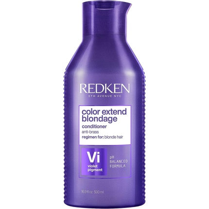 Redken Color Extend Blondage Purple Conditioner for Blonde Hair, 500ml - Toning Conditioner for Blonde, Silver & Highlighted Hair