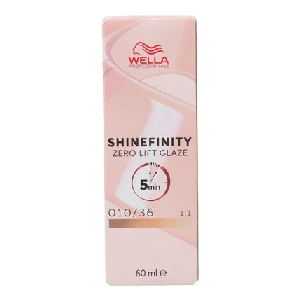 Wella Professionals Shinefinity Color Glaze 010/36 Vanilla Frost Demi-Permanent Hair Color, 60ml