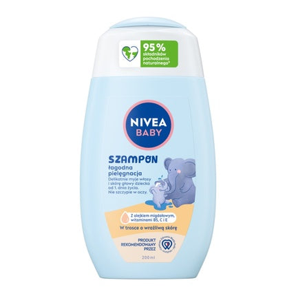 Nivea Baby Gentle Hair Shampoo, 200ml Mild Baby Shampoo for Delicate Hair & Scalp