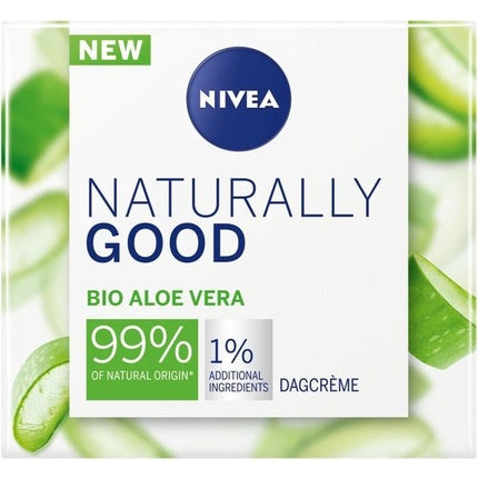 Nivea Naturally Good Day Cream, 50ml Hydrating Face Moisturizer for Daily Skincare