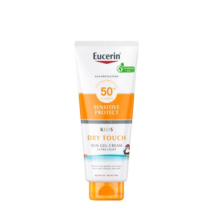 Eucerin Sun Kids Sensitive Protect Gel-Cream SPF 50+ (400ml) High Protection Sunscreen for Children's Sensitive Skin
