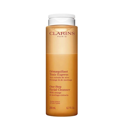 Clarins One-Step Facial Cleanser, 200ml – Refreshing All-in-One Face Cleanser for Clean, Hydrated & Revitalized Skin