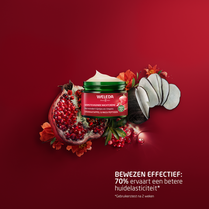 Weleda Pomegranate & Maca Firming Night Cream – Nourishing Anti-Ageing Night Moisturiser for Firmer-Looking Skin