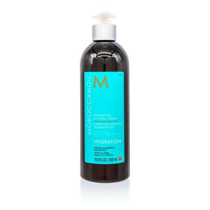 Moroccanoil Hydrating Styling Cream, 500ml (16.9 oz) - Leave-In Hair Styling & Hydrating Cream