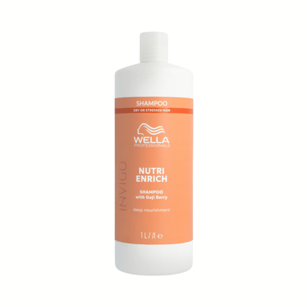Wella Professionals Invigo Nutri-Enrich Deep Nourishing Shampoo, 1000ml for Dry & Damaged Hair
