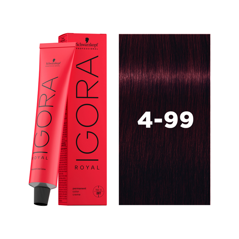 Schwarzkopf Professional Igora Royal 4-99 Medium Brown Violet Extra, 60ml Buy at Indicrest
