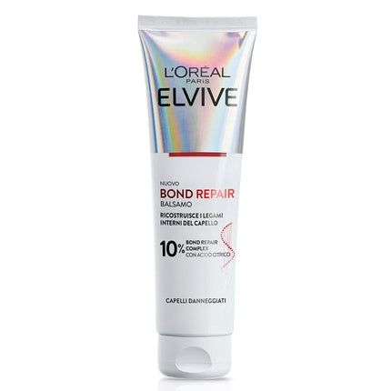 L'Oreal Paris Elvive Bond Repair Balm Conditioner with Citric Acid, 150ml for Damaged Hair