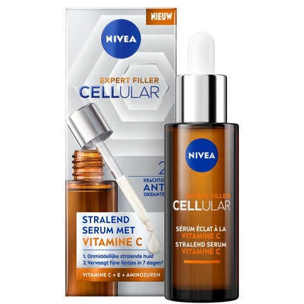 Nivea Cellular Expert Vitamin C Radiant Renewing Serum - Brightening Face Serum with Vitamin C for Radiant-Looking Skin