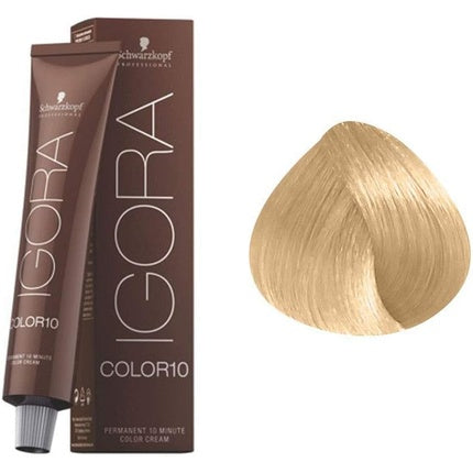 Schwarzkopf Professional IGORA Color10 9-0 Extra Light Blonde Permanent Hair Colour, 60ml