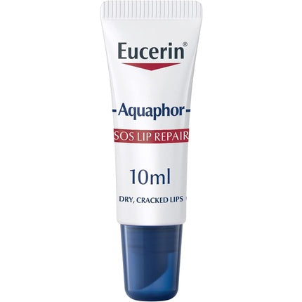 Eucerin Aquaphor SOS Lip Repair, 10ml | Intensive Lip Balm for Dry & Chapped Lips