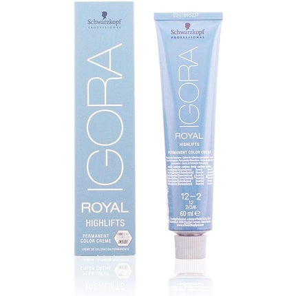 Schwarzkopf Professional IGORA Royal Highlifts 12-2 Special Blonde Ash Permanent Hair Color, 60ml