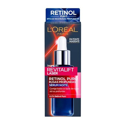 L'Oréal Paris Revitalift Laser Night Serum, 30ml Overnight Hydrating Face Serum
