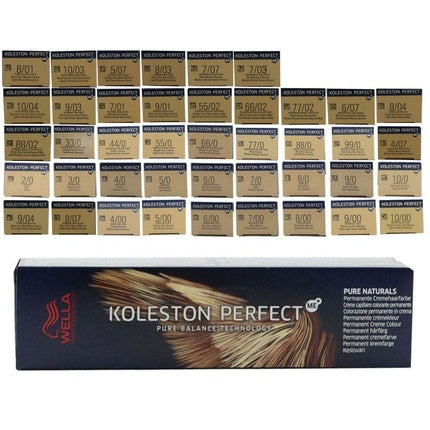 Wella Professionals Koleston Perfect ME+ Pure Naturals Permanent Hair Color, 60ml