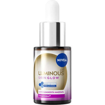 Nivea Cellular Luminous630 Skin Glow Instant Brightening Face Serum, 15ml - Hydrating Radiance Serum with Luminous630 & Hyaluronic Acid
