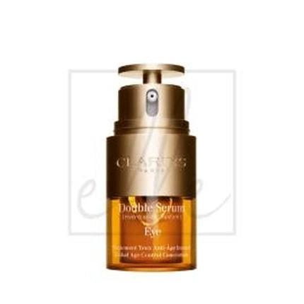 Clarins Double Serum Eye, 20ml Anti-Ageing Eye Serum for Smoother & Brighter-Looking Eyes