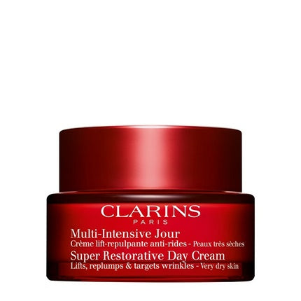 Clarins Super Restorative Day Cream for Very Dry Skin, 50ml – Nourishing Anti-Ageing Moisturizer for Hydrated, Smoother-Looking Skin