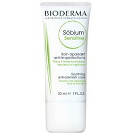 Bioderma Sébium Sensitive Soothing Anti-Blemish Care, 30ml – Daily Moisturising Face Cream for Sensitive Blemish-Prone Skin